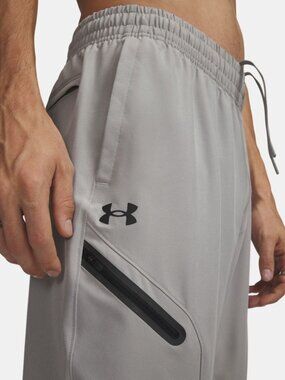 ​UA Unstoppable Men's Joggers Men's Size 2XLT Titanium Gray Tapered Pants NWT